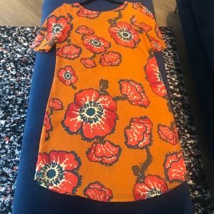 Retro print Tucker shift dress